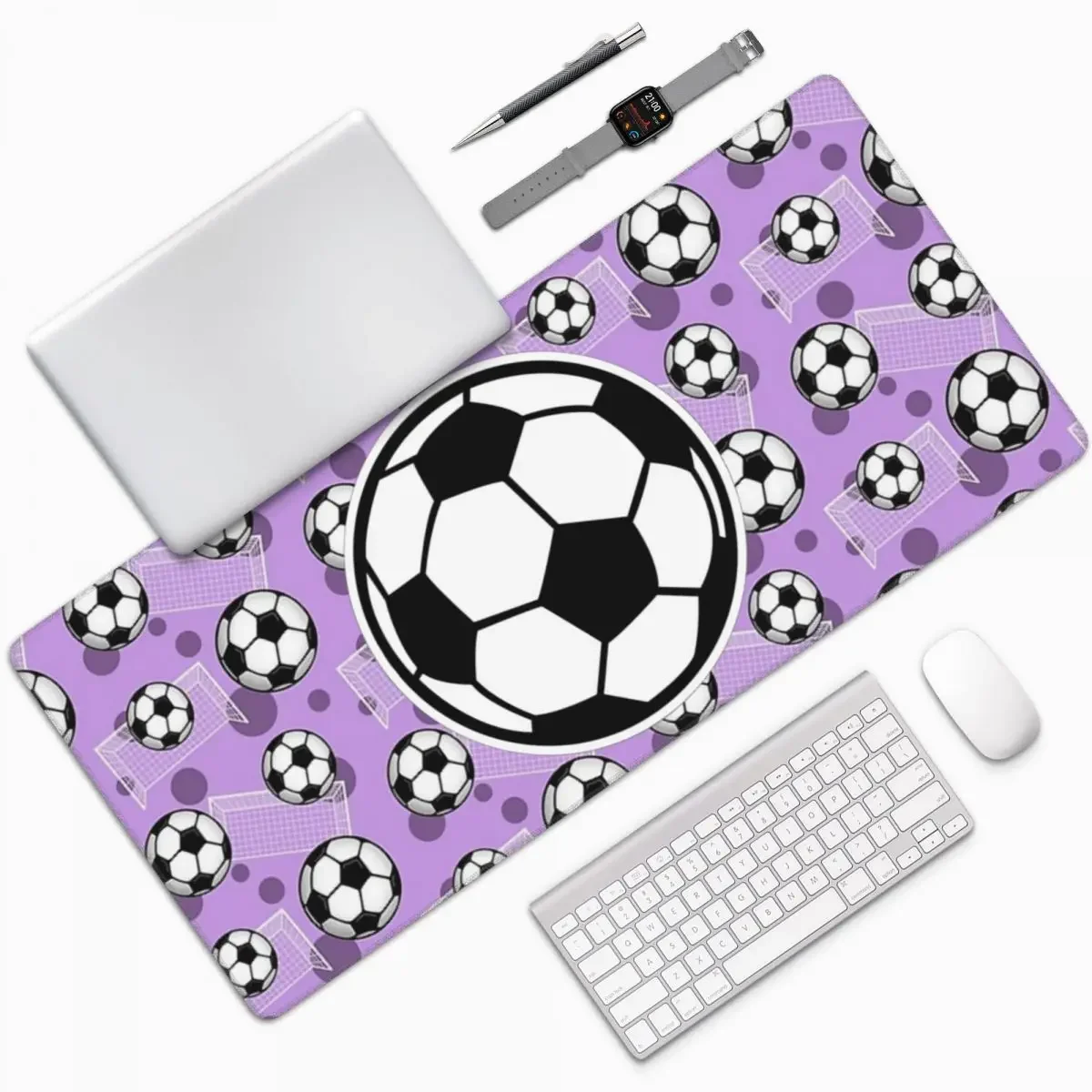 Gaming Accessories Icon - 축구공 아이콘 대형 마우스 패드 컴퓨터