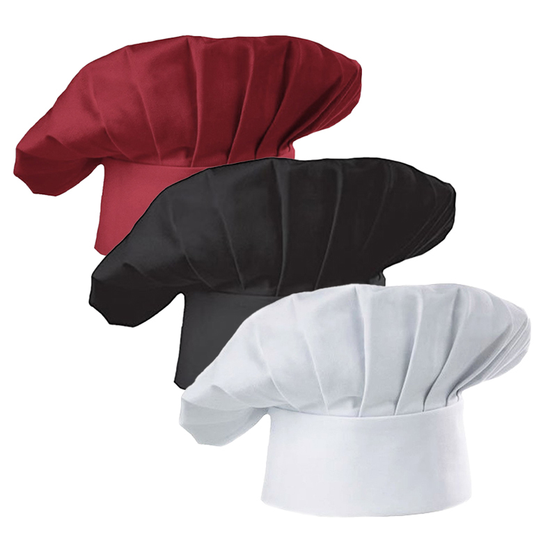Gaming Kitchen Accessories - 3pcs High22cm 쿡 모자 화이트 셰프