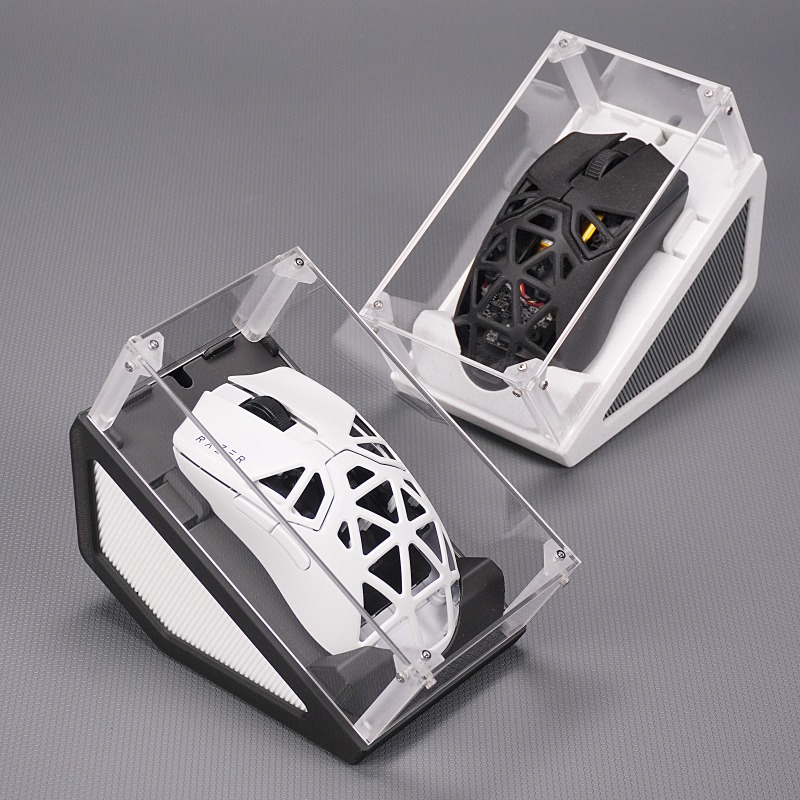 새로운 투명 아크릴 3D 프린팅 마우스 먼지 커버 및  - Gaming Accessories To 3D Print 리뷰 및 가격
