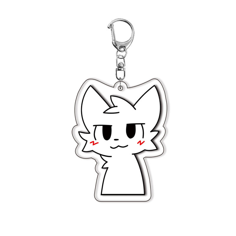 귀여운 흑백 고양이 소년 키스하는 모습 키링, 액세서리 - Gaming Accessories Deals 리뷰 및 가격