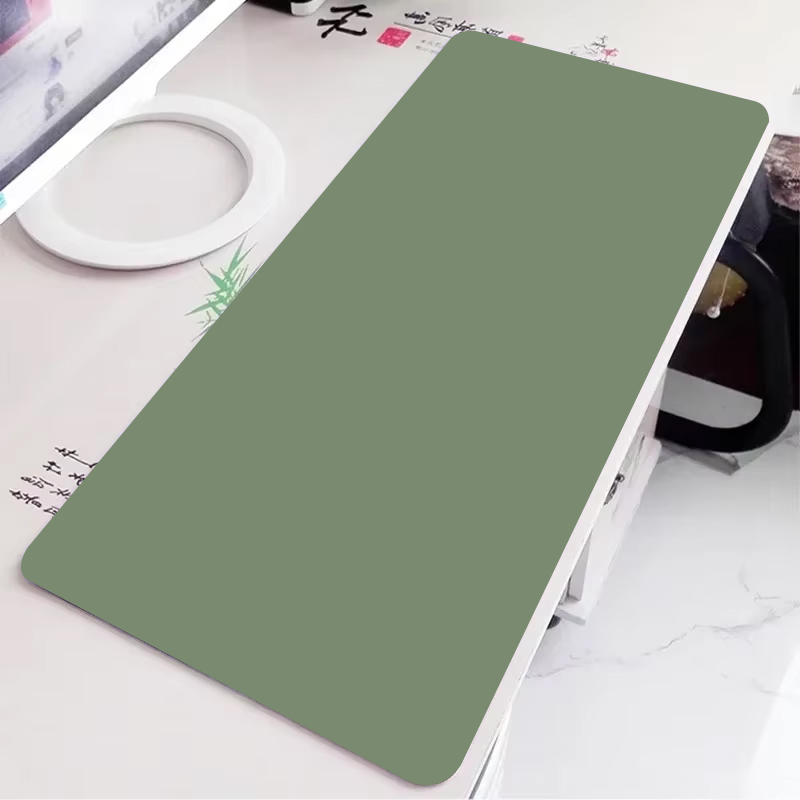 단색 녹색 게임용 마우스 패드 대형 단순 게임용 키보드 - Gaming Accessories Table 리뷰 및 가격