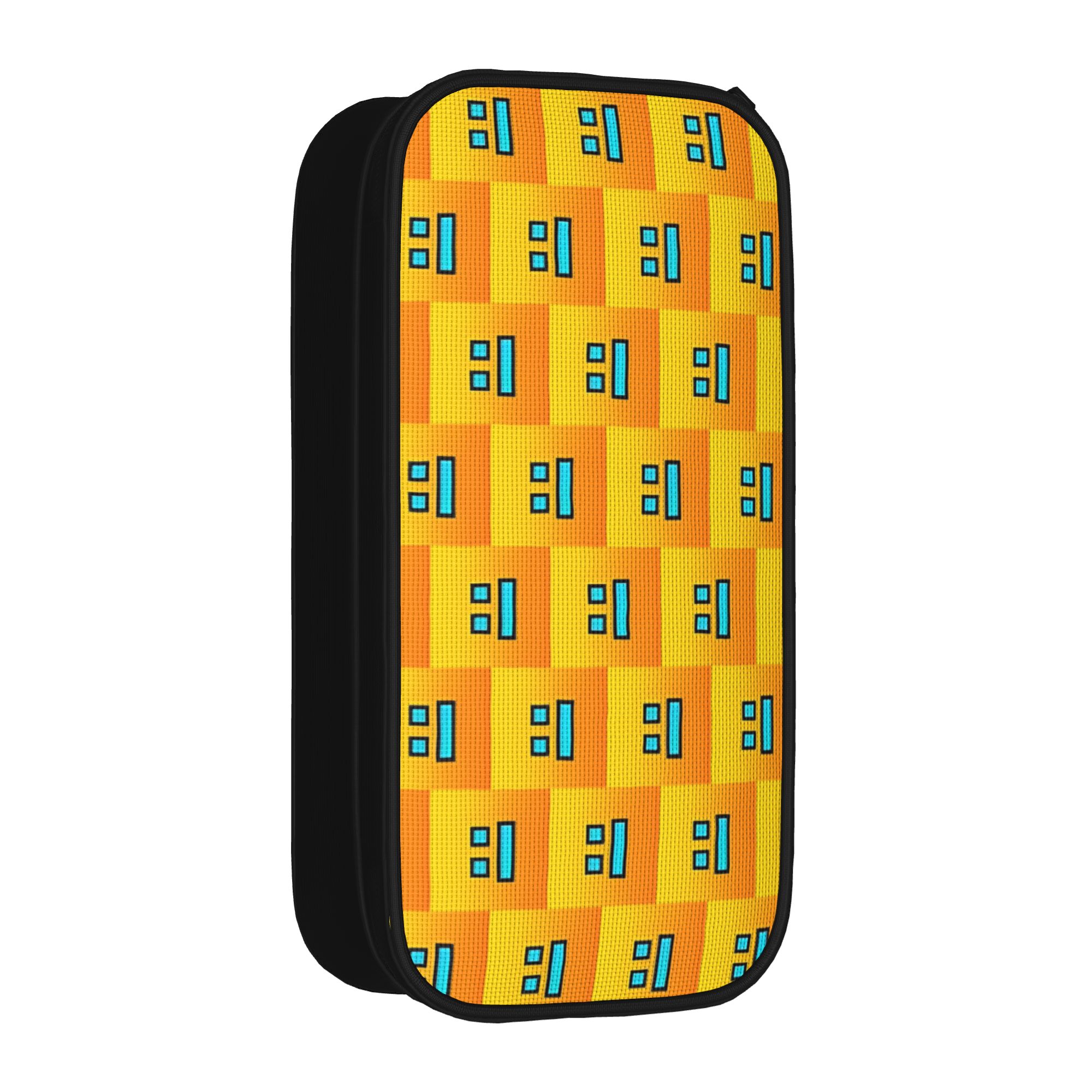새로운 기하학 아이콘 페이스 대쉬스 연필 케이스 재미있 - Gaming Accessories Icon 리뷰 및 가격