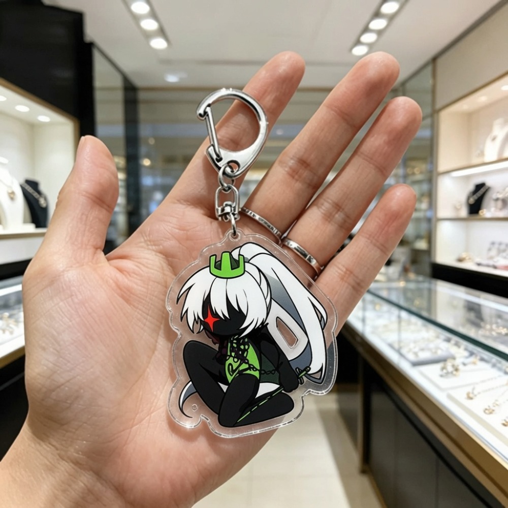 귀여운 만화 치비 키체인 액세서리 가방 참 장식품 무서 - Gaming Accessories Deals 리뷰 및 가격