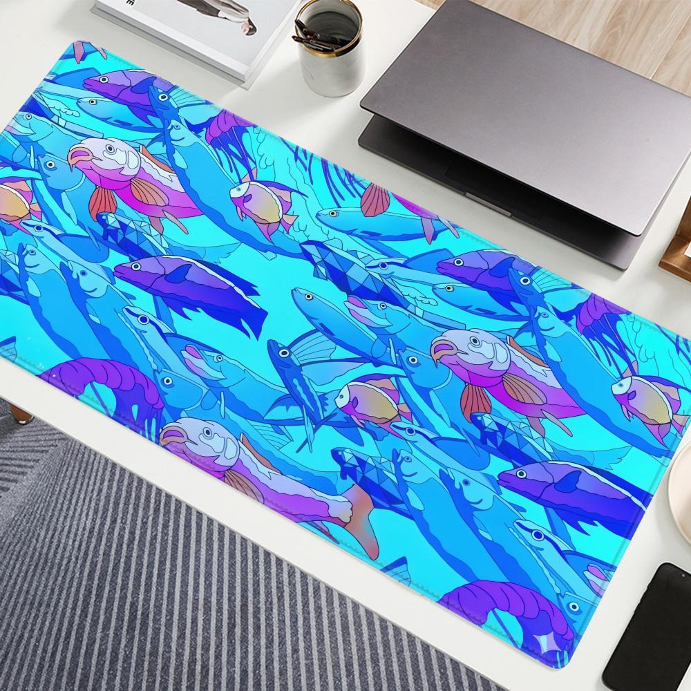 HD 프린팅 물고기 고무 마우스 패드 노트북 사무실 게 - Gaming Accessories Table 리뷰 및 가격